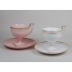 Filiżanka Matylda herbata biała i różowa porcelana
