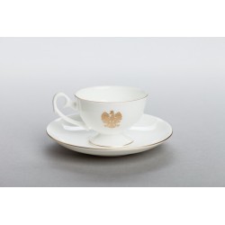 Prometheus espresso cup with with gold eagle