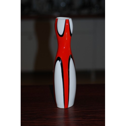 Ninepin vase (large) - red
