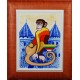 Porcelain painting "Lithuanian Monkey"