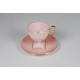 Matylda coffee cup (pink porcelain)