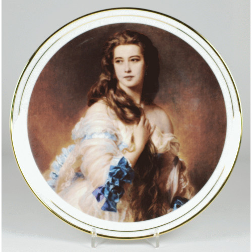 Decorative plate "Portrait of a woman"