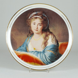 Decorative plate "Portrait of Princess Skowronska"