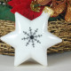 Porcelain star (white)