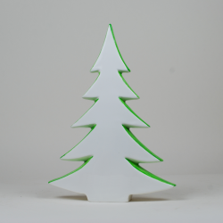 Porcelain Christmas tree - hand painted