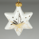 Porcelain star (with gold)