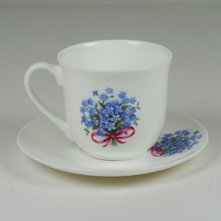 Lotos cup - decoration Forget-me-not