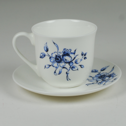 Lotos cup - decoration Blue flowers
