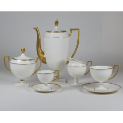 Coffee and tea set MATYLDA - with gold