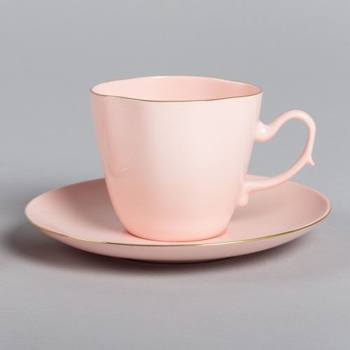 Filiżanka ANNA MARIA kawa/herbata (różowa porcelana)