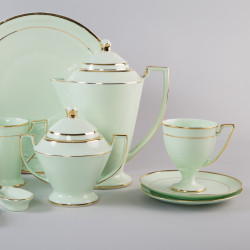 Coffeepot Pola with gold (emerald porcelain)