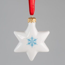 Porcelain star - Christmas decorations