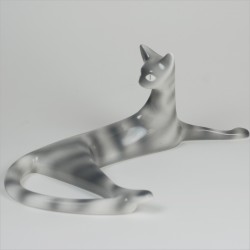 Relaxing cat (grey)