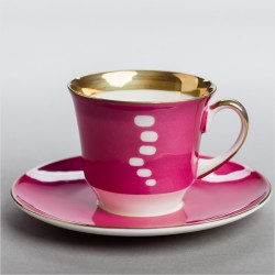 June cup - colour with gold (brushed)